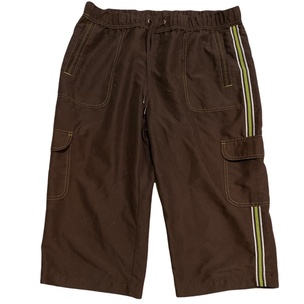 SJB Active Brown Cargo Capris